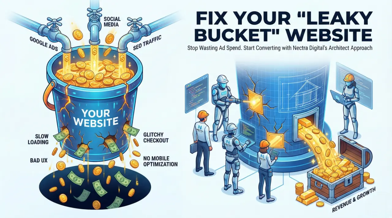 Stop Buying Traffic for a Broken Website: The 2026 Guide to Fixing Your "Leaky Bucket"