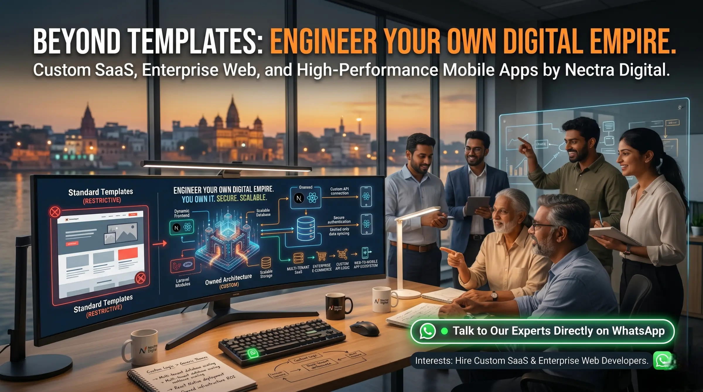 Hire Custom SaaS & Mobile App Developers